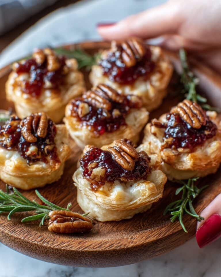 Baked Cranberry Brie Bites Recipe