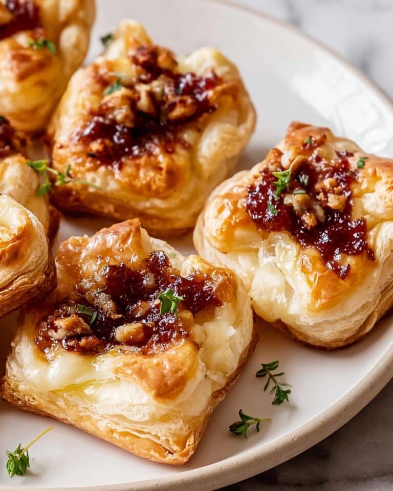 Puff Pastry Brie Bites Recipe