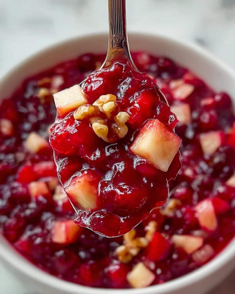 Simple Cranberry Apple Jello Salad Recipe