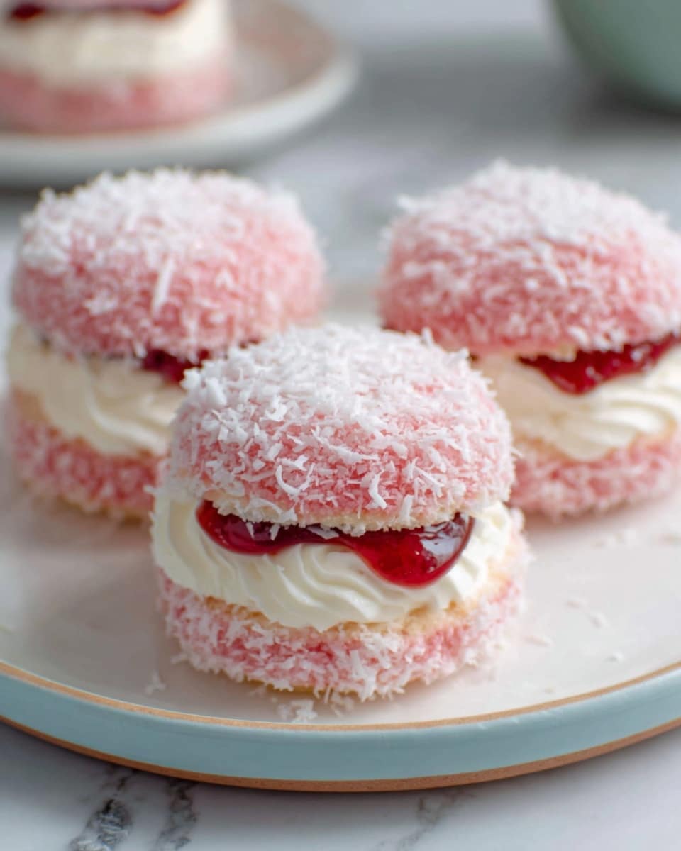 Old-Fashioned Pink Jelly Cakes Recipe
