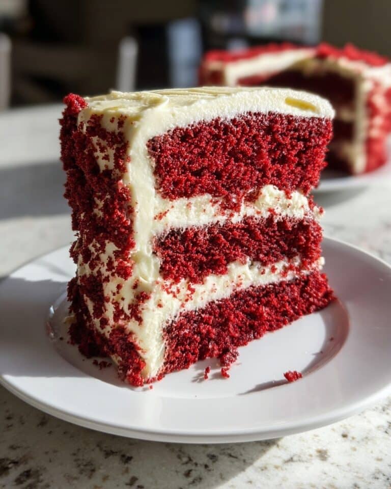 Red Velvet Layer Cake for Christmas Recipe