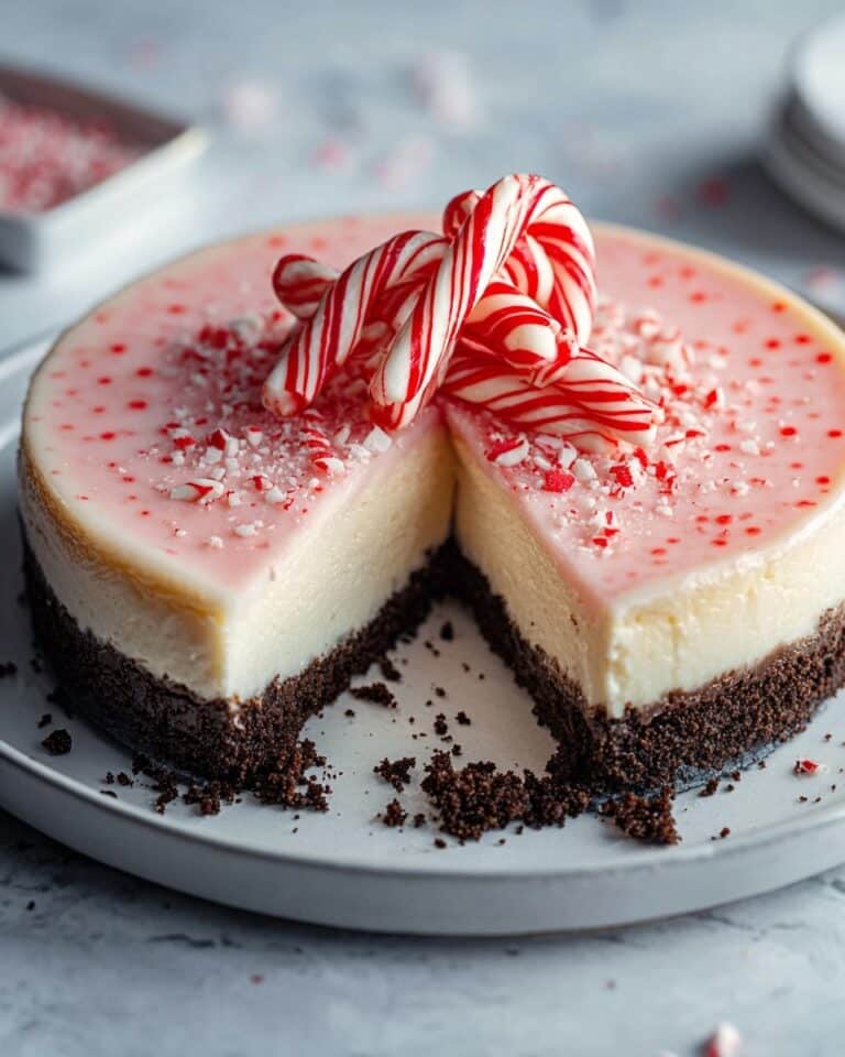 Candy Cane Cheesecake Recipe
