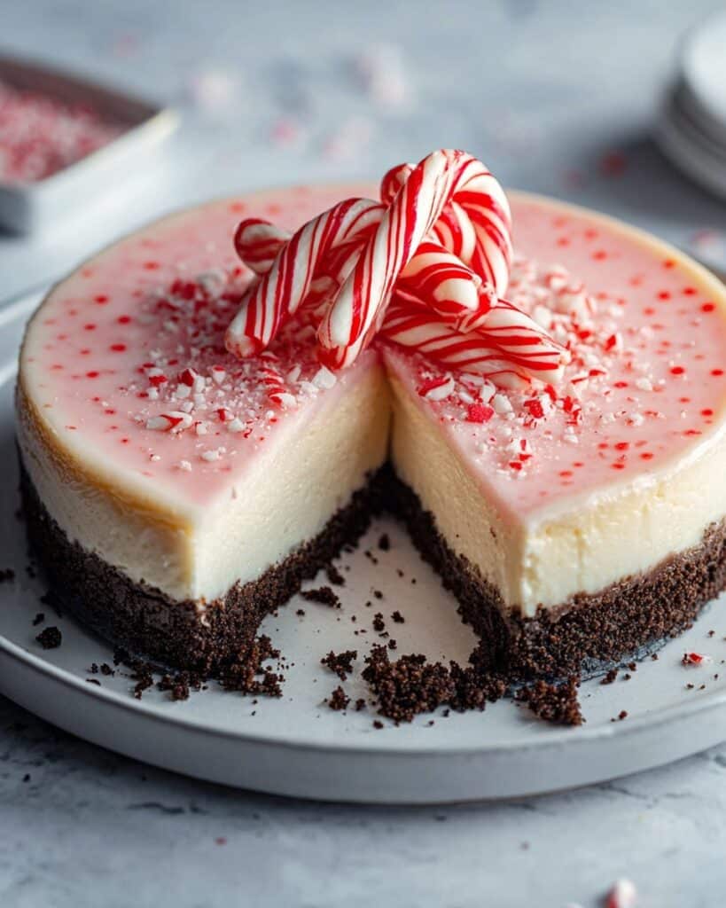 Candy Cane Cheesecake Recipe