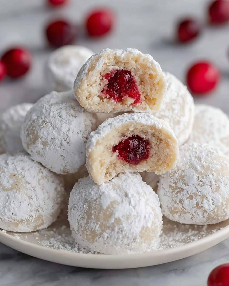 Cherry Snowball Cookies Recipe