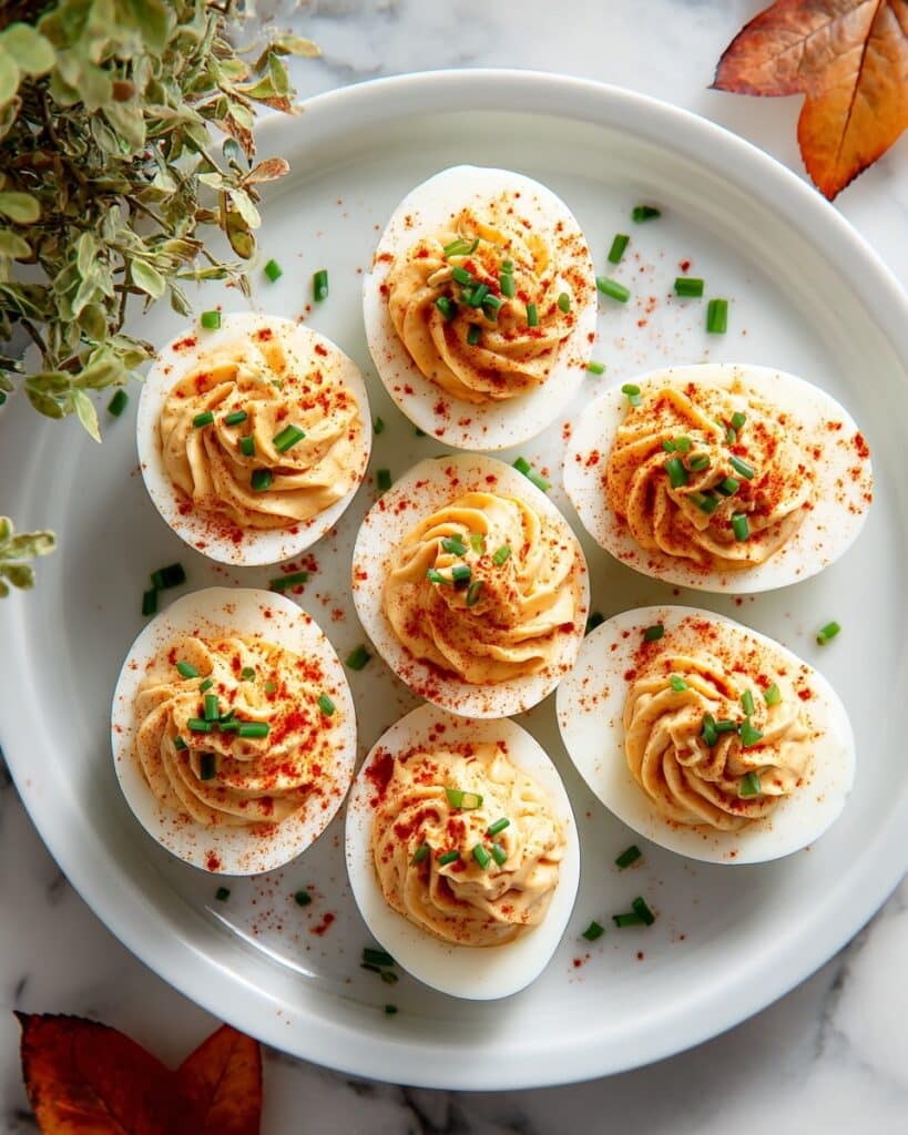 Pumpkin Deviled Eggs Recipe