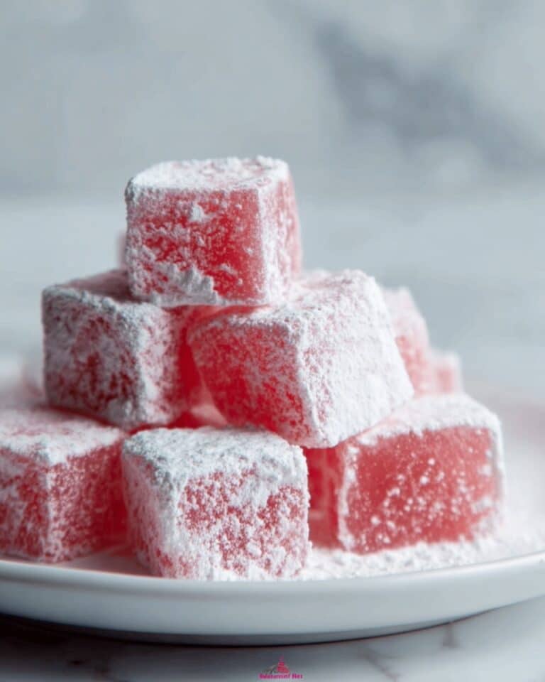 Rose Water Turkish Delight Recipe
