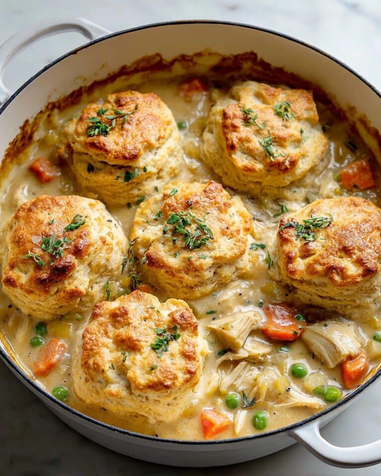 Biscuit Chicken Pot Pie Recipe