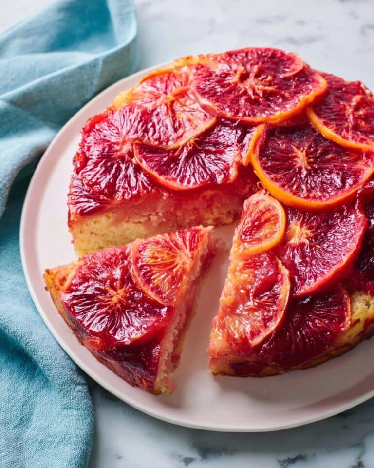 Vegan Blood Orange Upside-Down Cake Recipe