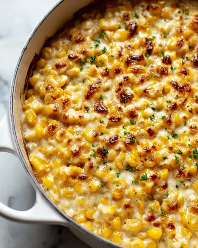 Hot Corn Dip with Cream Cheese, Cheddar, and Spicy Veggies Recipe