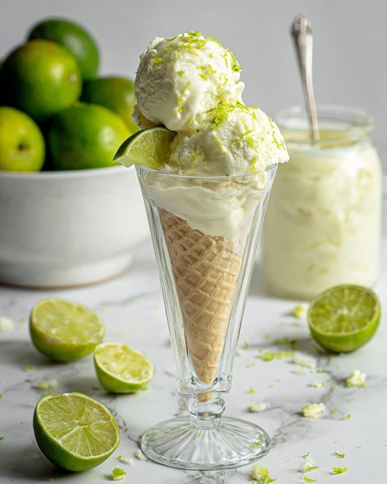 No-Churn Vegan Lime Ice Cream Recipe