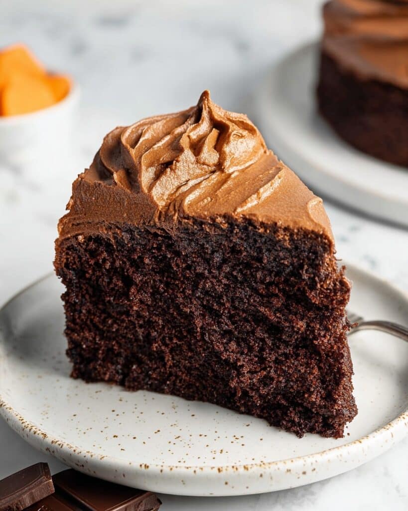 Vegan Chocolate Sweet Potato Cake With Sweet Potato Frosting Recipe