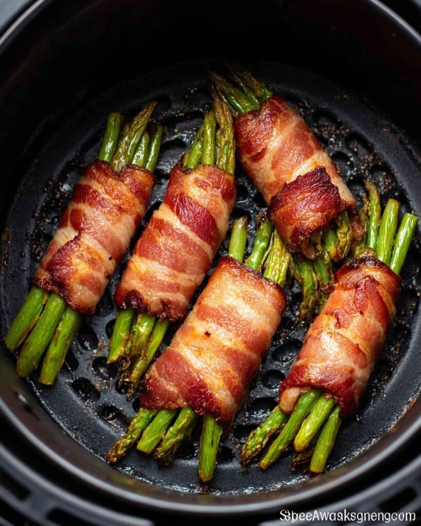 Air Fryer Bacon-Wrapped Green Beans Recipe