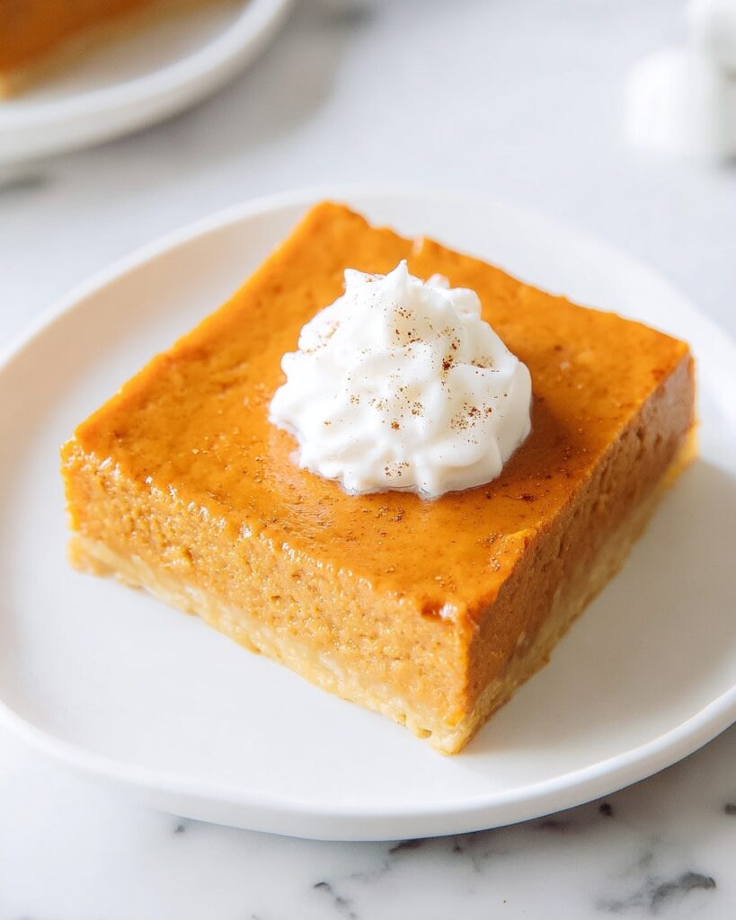 Pumpkin Pie Dessert Bars Recipe
