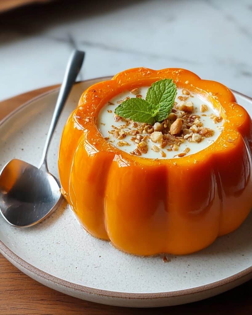 Sangkaya Faktong (Thai Kabocha Pumpkin Custard) Recipe