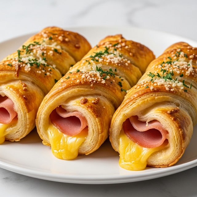 Ham and Cheese Puff Pastry Sticks Recipe