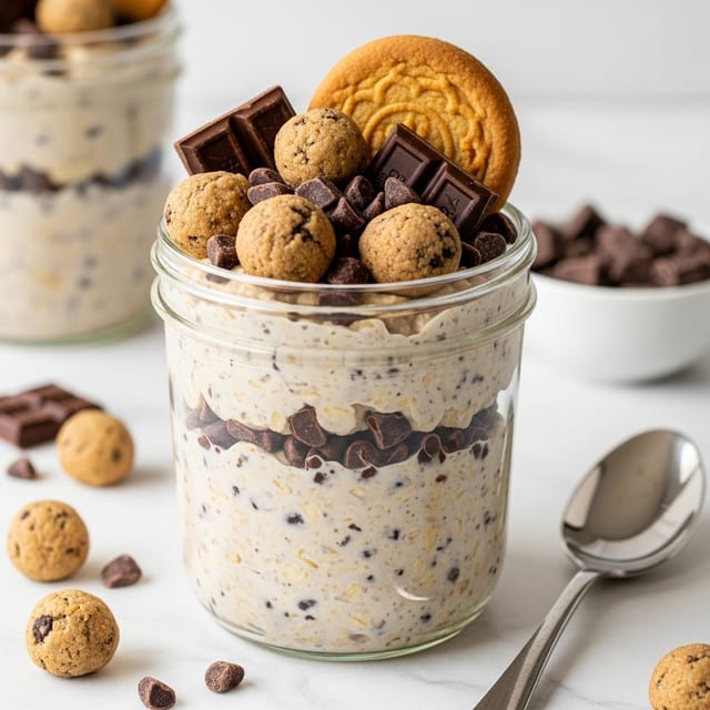 Cookie Dough Overnight Oats Recipe