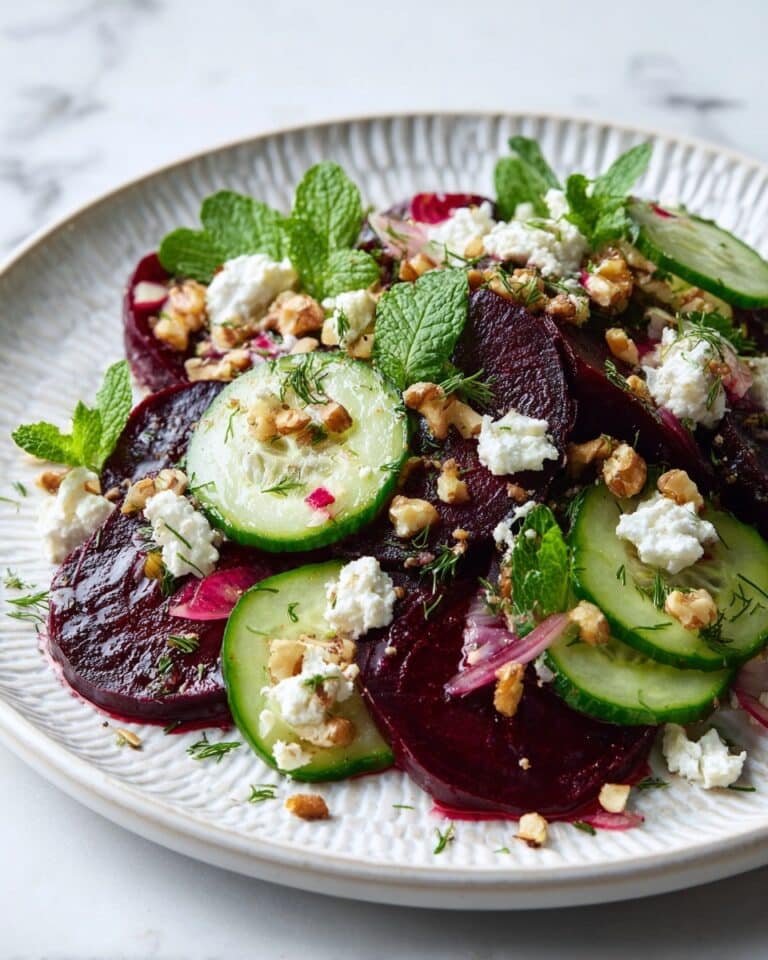 Beet Salad with Feta and Cucumbers Recipe