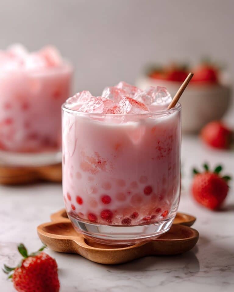 Strawberry Sago with Coconut Jelly Recipe