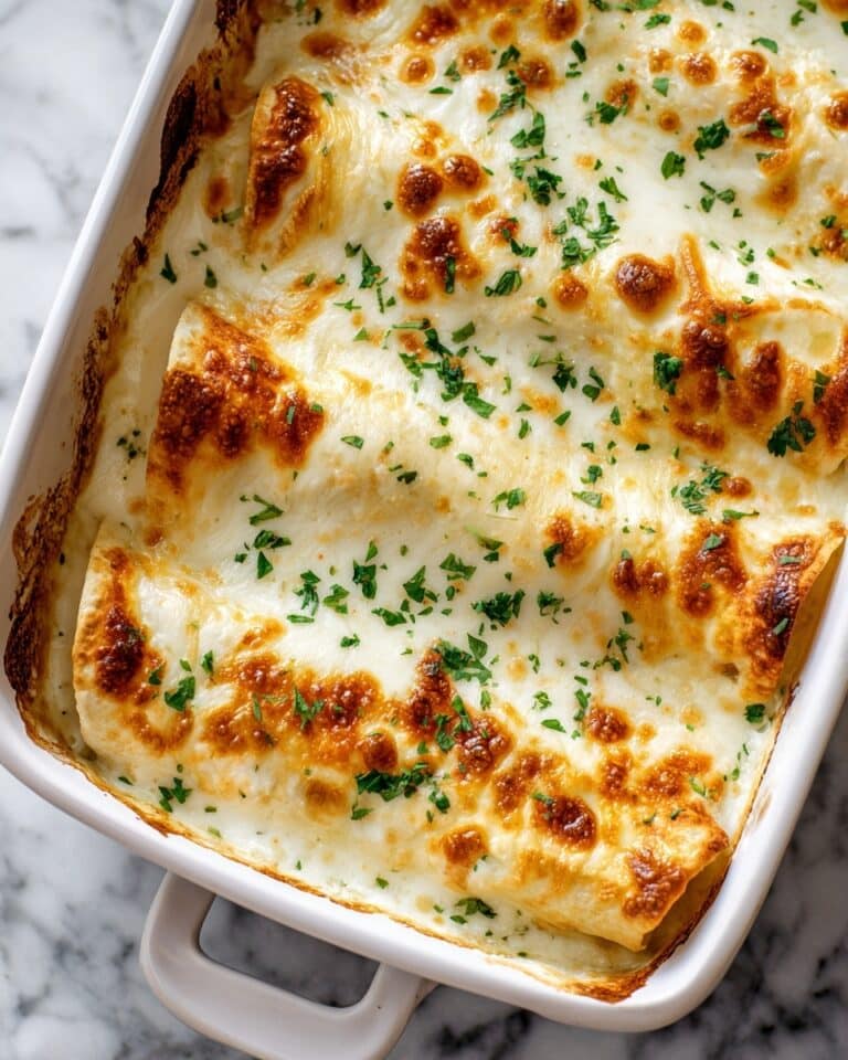 Creamy White Chicken Enchiladas Recipe