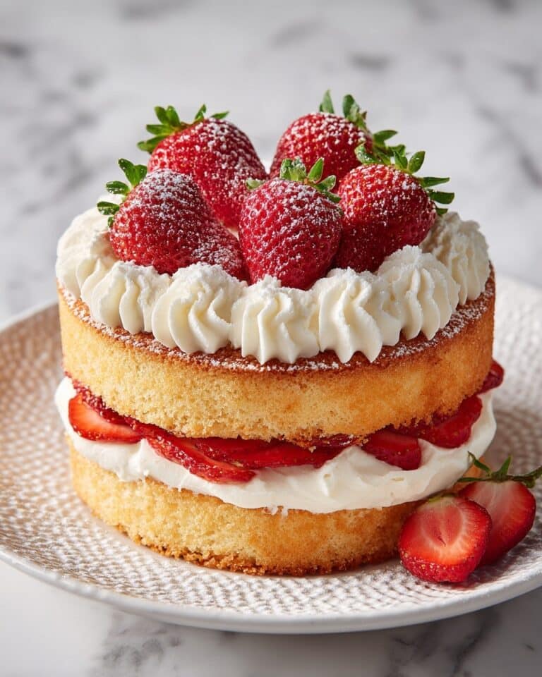 Strawberry Shortcake Layer Cake Recipe