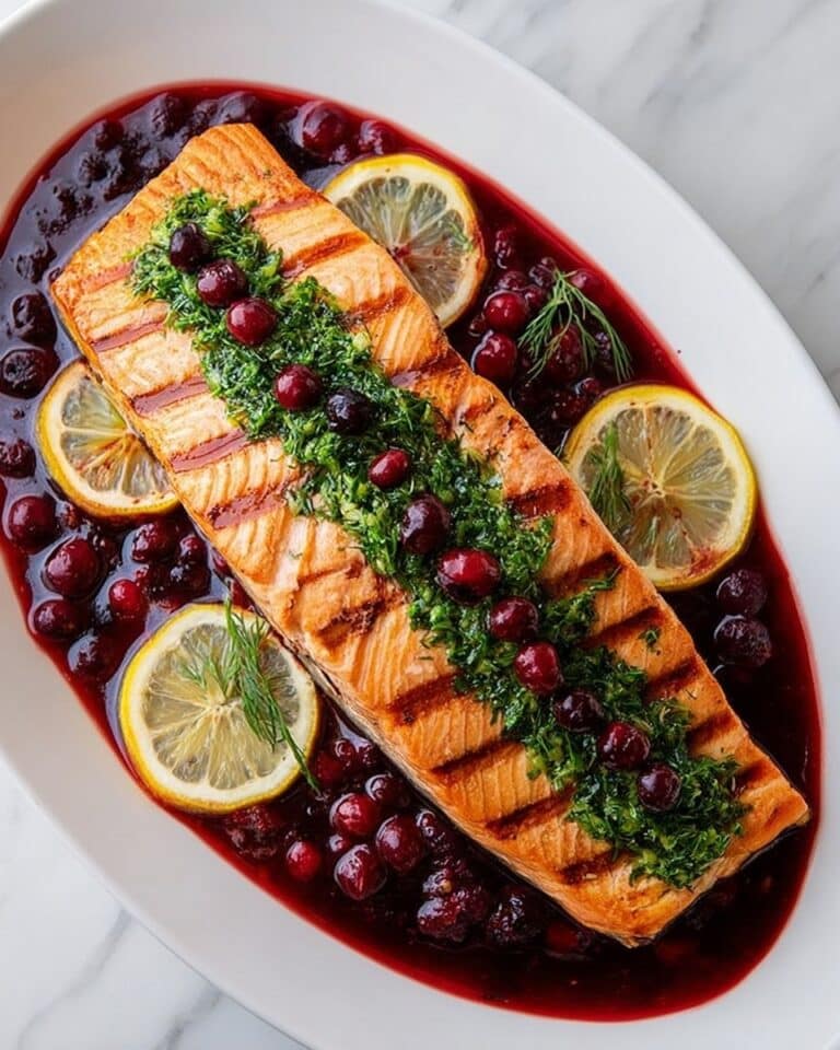 Christmas Salmon with Pomegranate Glaze Recipe