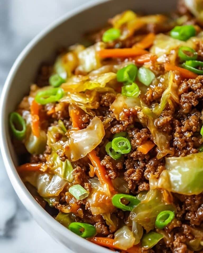 Chinese Ground Beef and Cabbage Stir-Fry Recipe