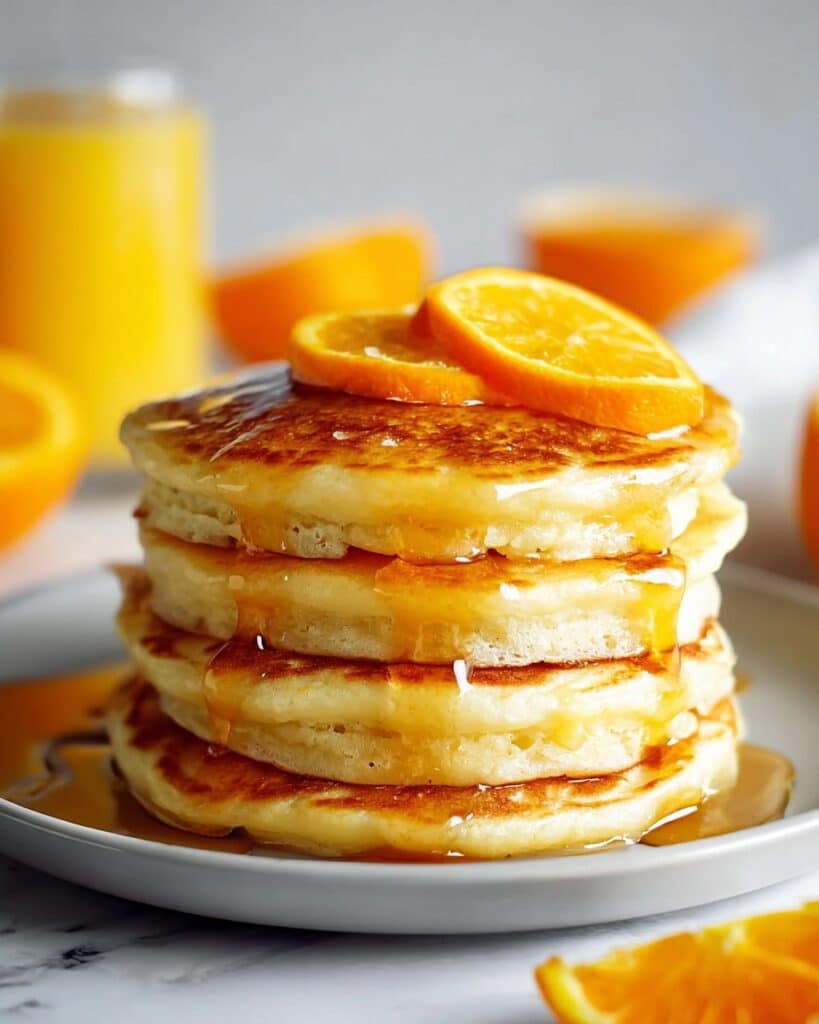 Zesty Orange Pancakes with Creamy Ricotta Bliss Recipe