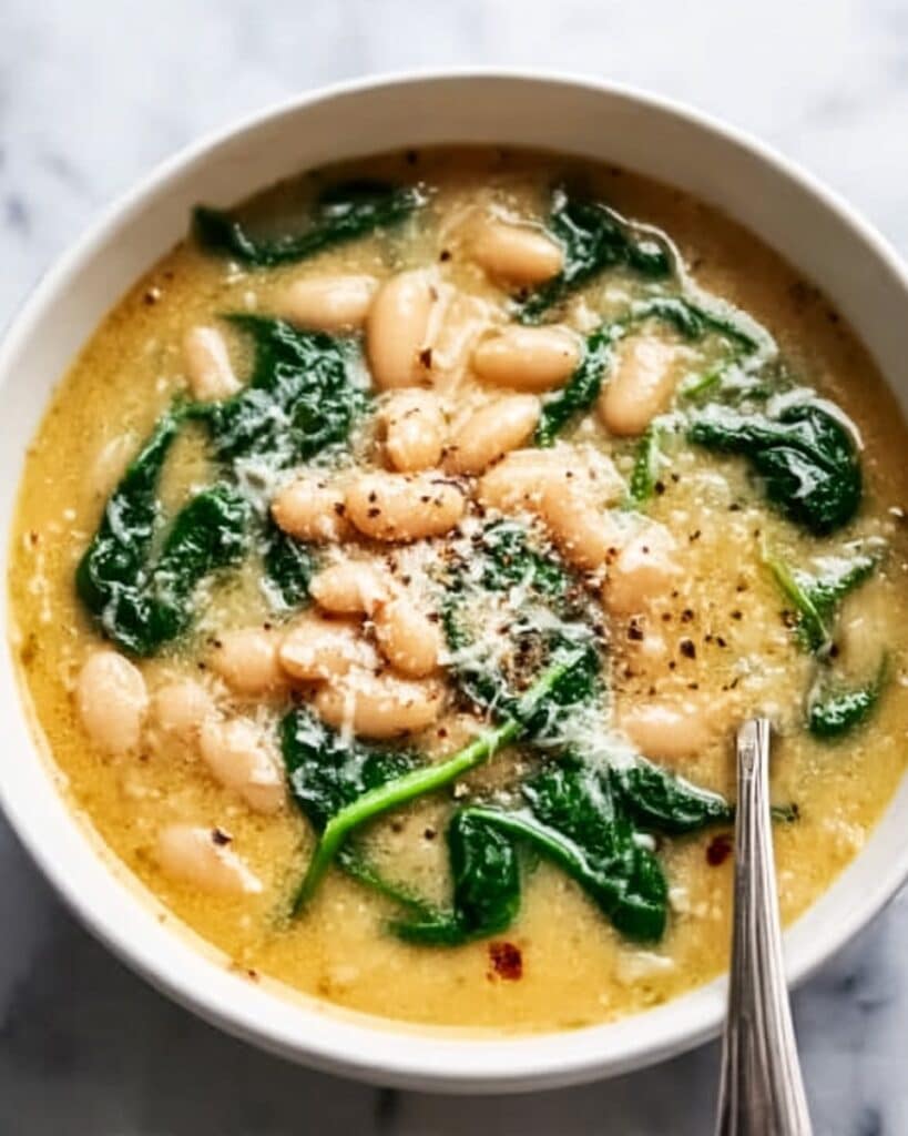 Cannellini Bean and Spinach Soup Recipe