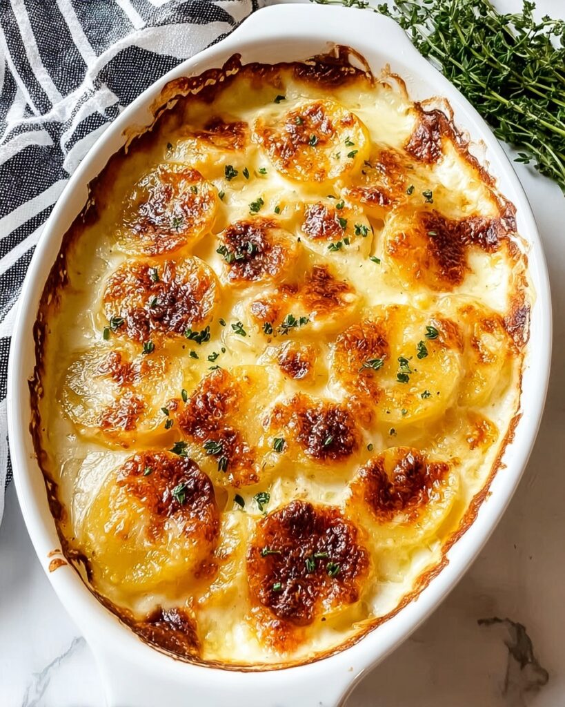 Creamy Scalloped Potatoes Recipe – Pure Comfort in Every Bite Recipe