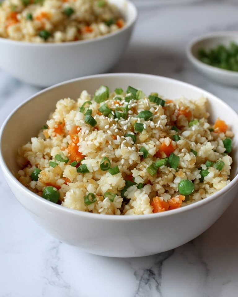 Cauliflower Fried Rice with Eggs and Vegetables Recipe