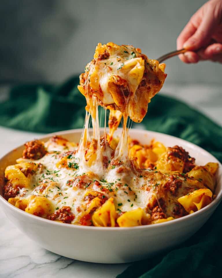Comforting Baked Ziti with Ground Beef and Sausage Recipe