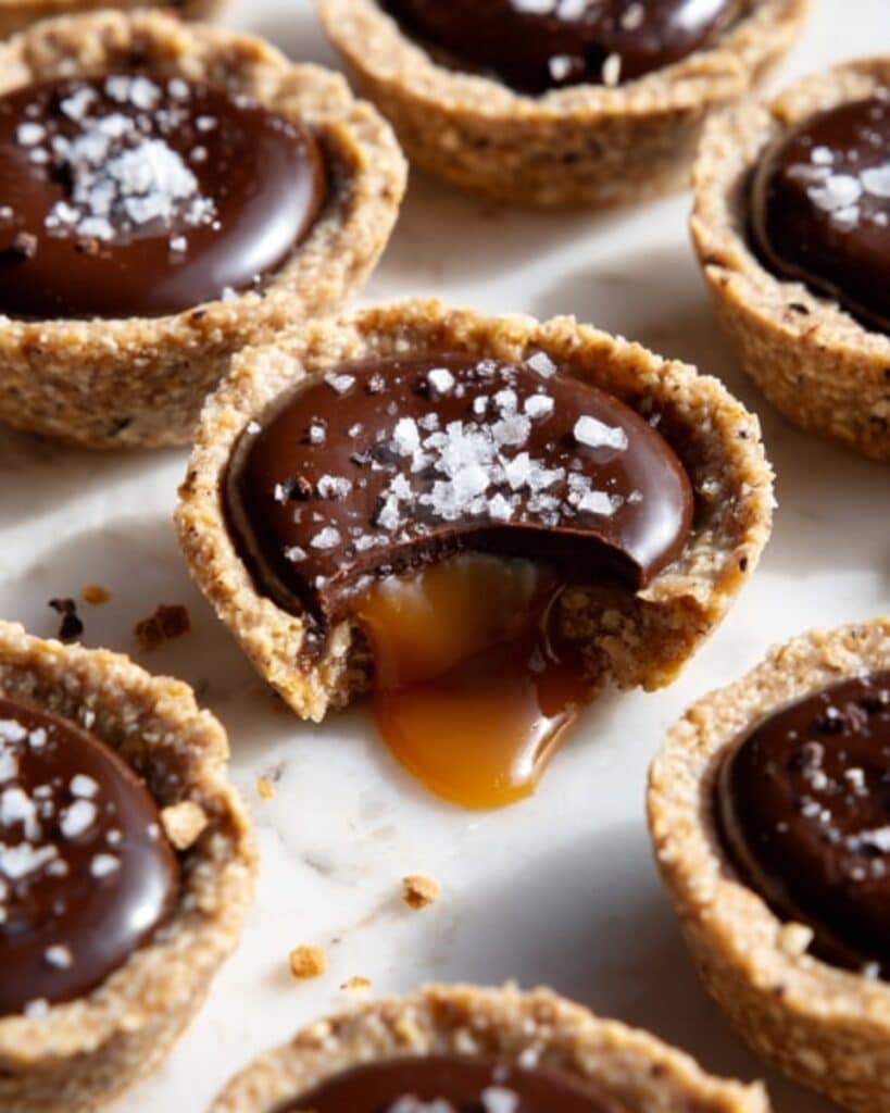 Healthy Vegan Paleo Twix Cookie Cups Recipe