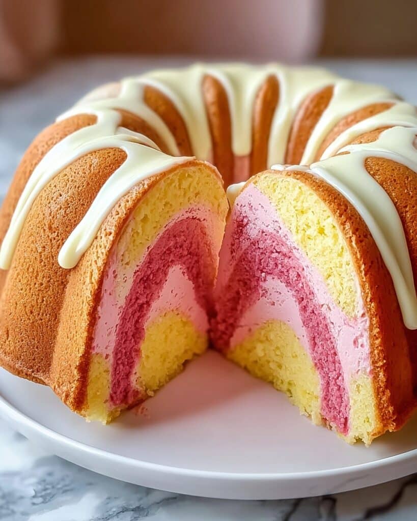 Strawberry Milkshake Pound Cake Recipe