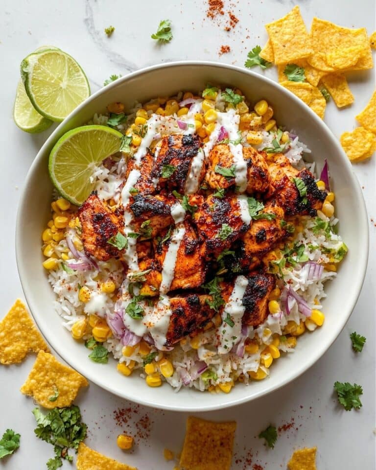Street Corn Chicken Rice Bowl Recipe