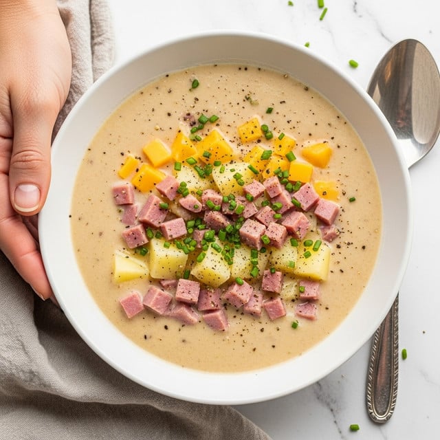 Creamy Holiday Ham & Potato Soup (Best Leftover Ham Recipe) Recipe
