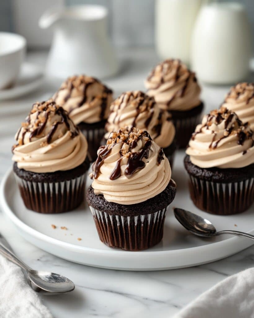 Caramel Chocolate Cupcakes Recipe