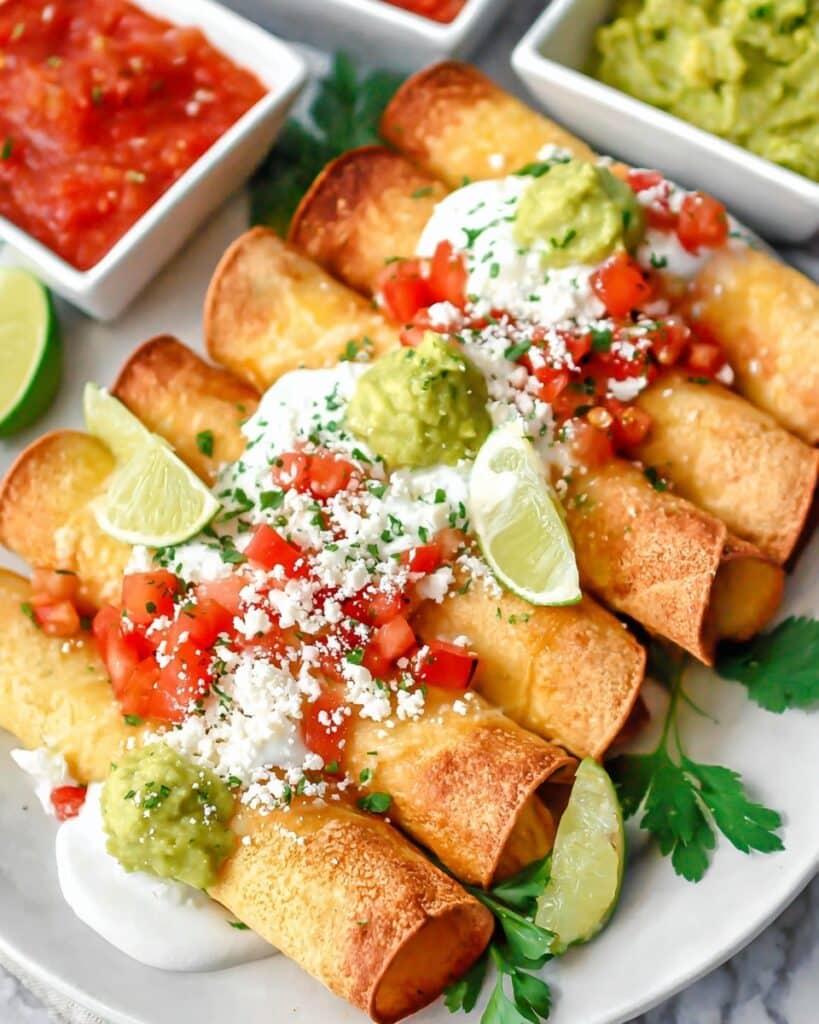 Air Fryer Chicken Taquitos Recipe
