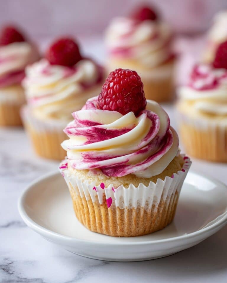 Raspberry Swirl Cupcakes Recipe