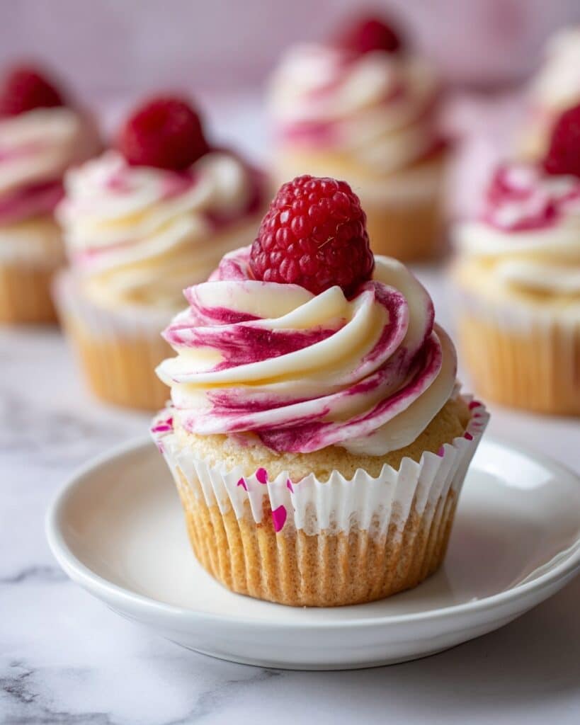 Raspberry Swirl Cupcakes Recipe