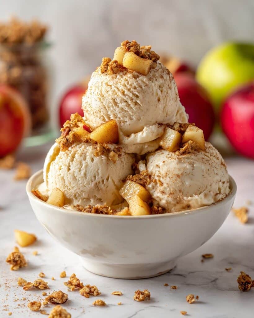 Ninja Creami Vegan Apple Crisp Ice Cream Recipe