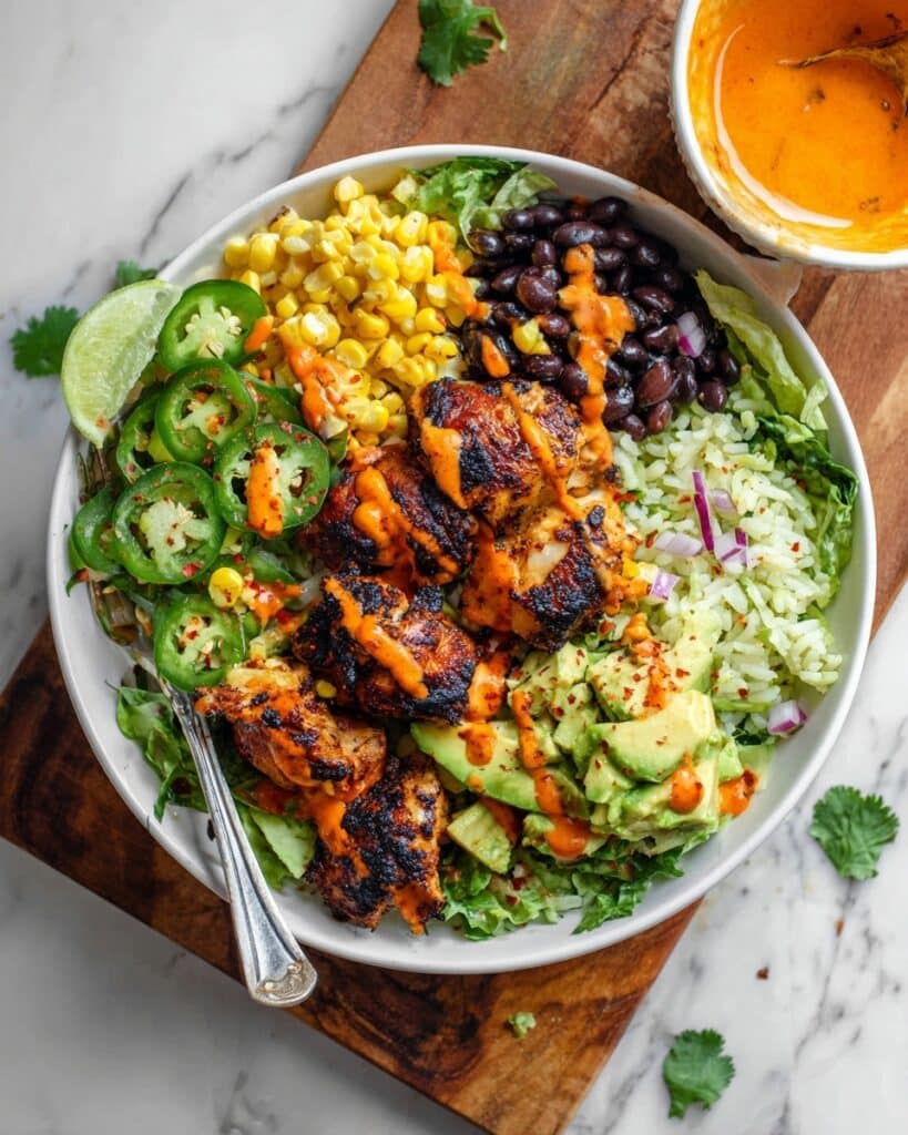 Cilantro Lime Chicken Bowls Recipe