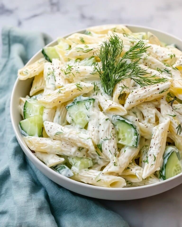 Healthy Cucumber Pasta Salad Recipe