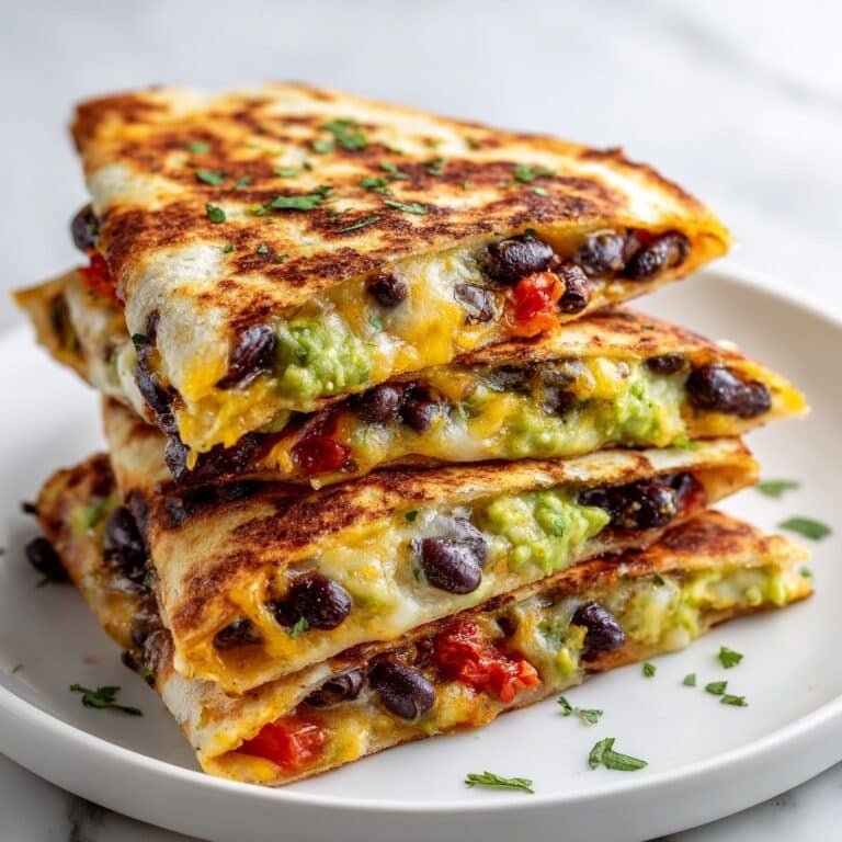 Vegan Quesadillas with Black Beans and Avocado Recipe