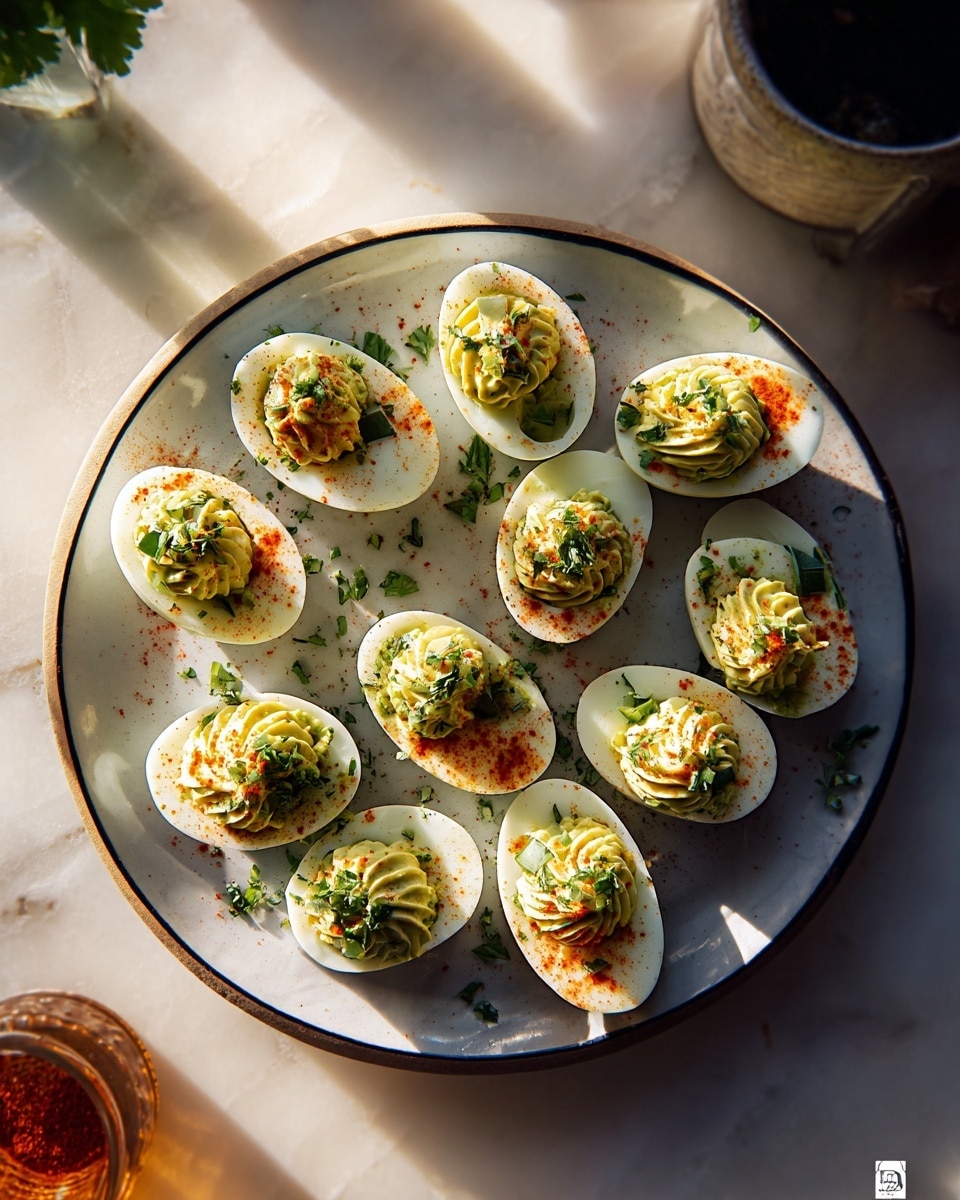 Avocado Deviled Eggs Recipe
