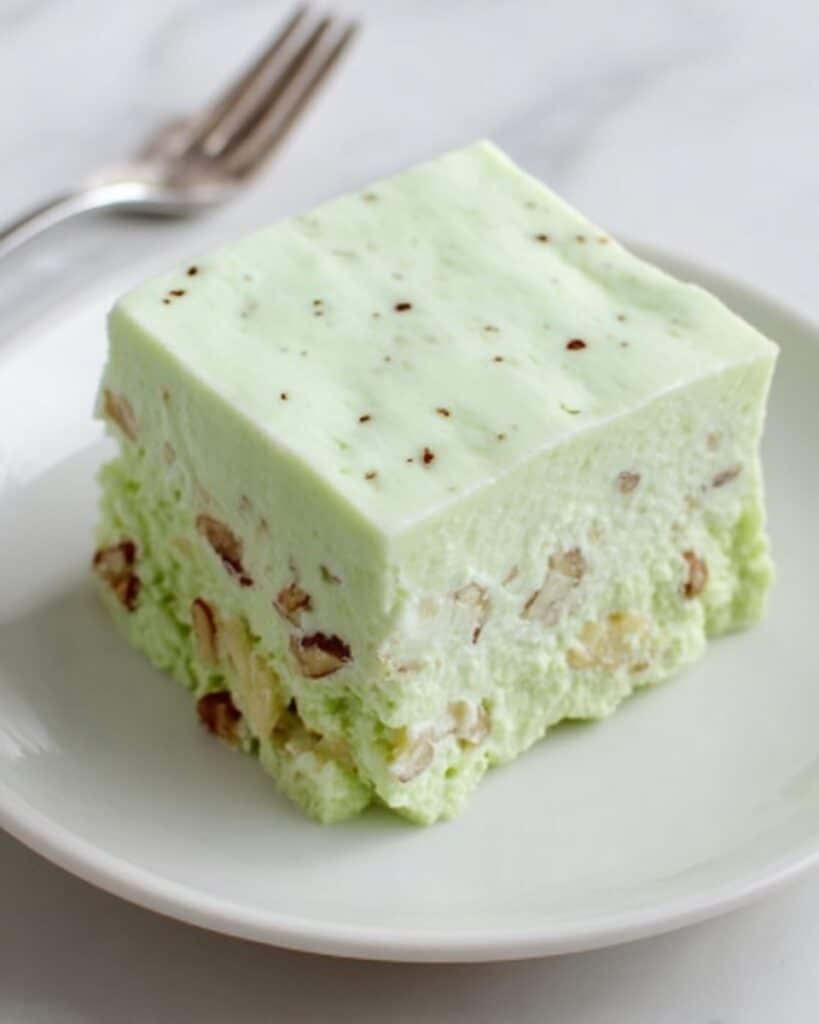 Grandma’s Lime Green Jello Salad with Cottage Cheese and Pineapple Recipe