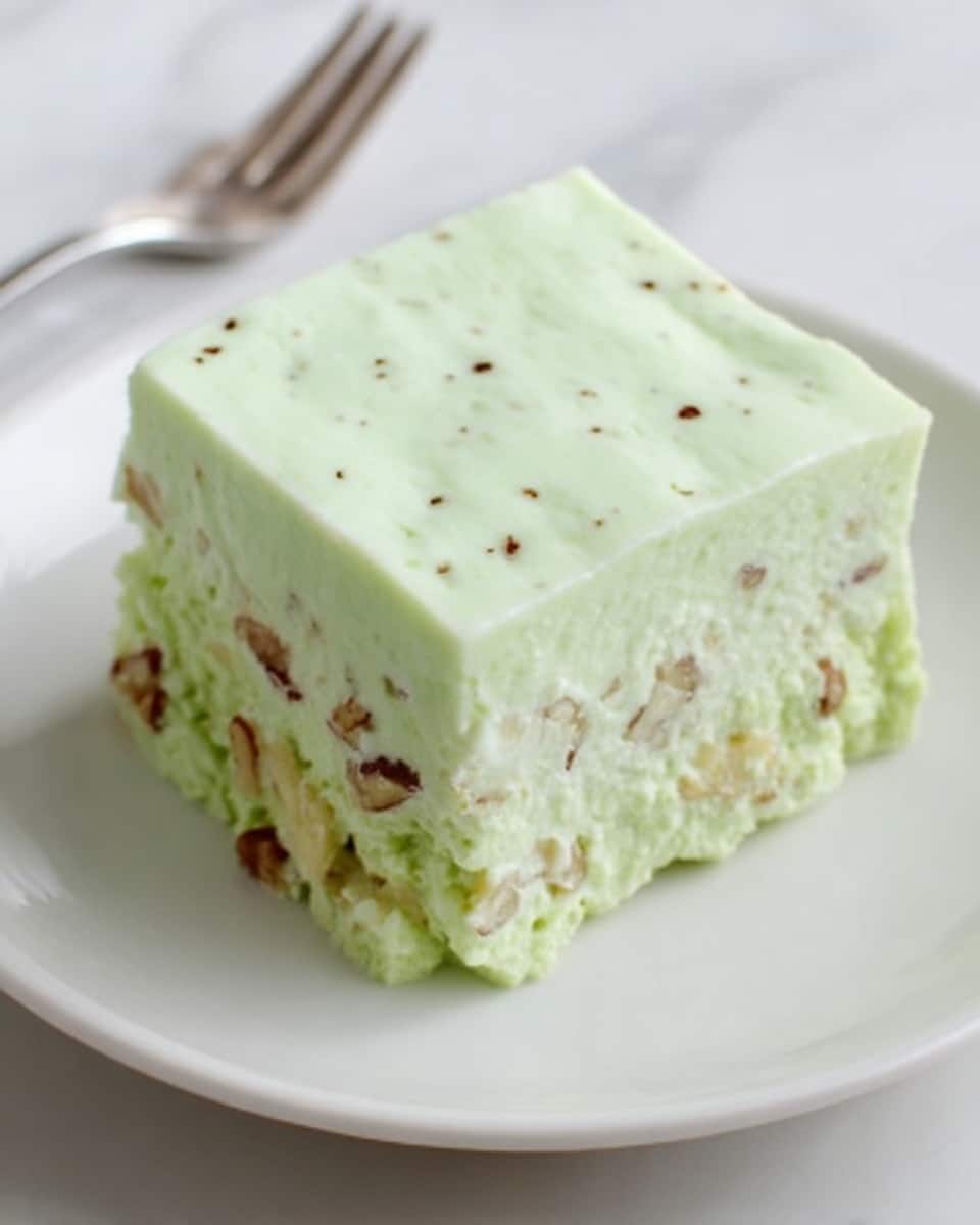 Grandma’s Lime Green Jello Salad with Cottage Cheese and Pineapple Recipe