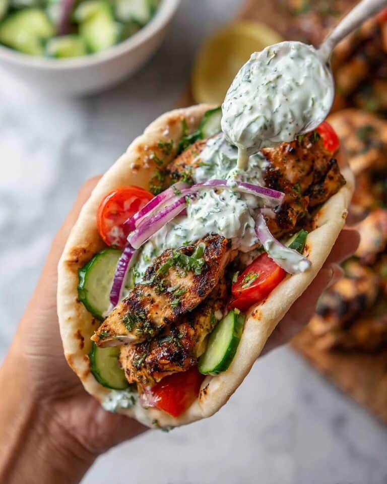 Juicy and Tender Greek Chicken Souvlaki Skewers Recipe