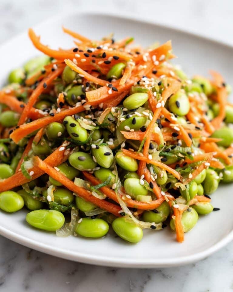 Sesame Snap Pea and Edamame Salad Recipe