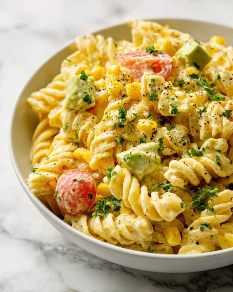 Mexican Street Corn Pasta Salad Recipe
