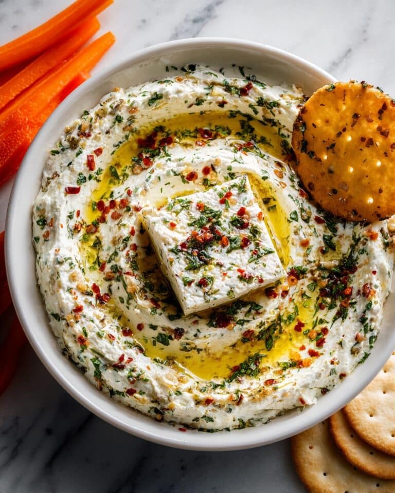 Baked Feta and Roasted Garlic Dip Recipe